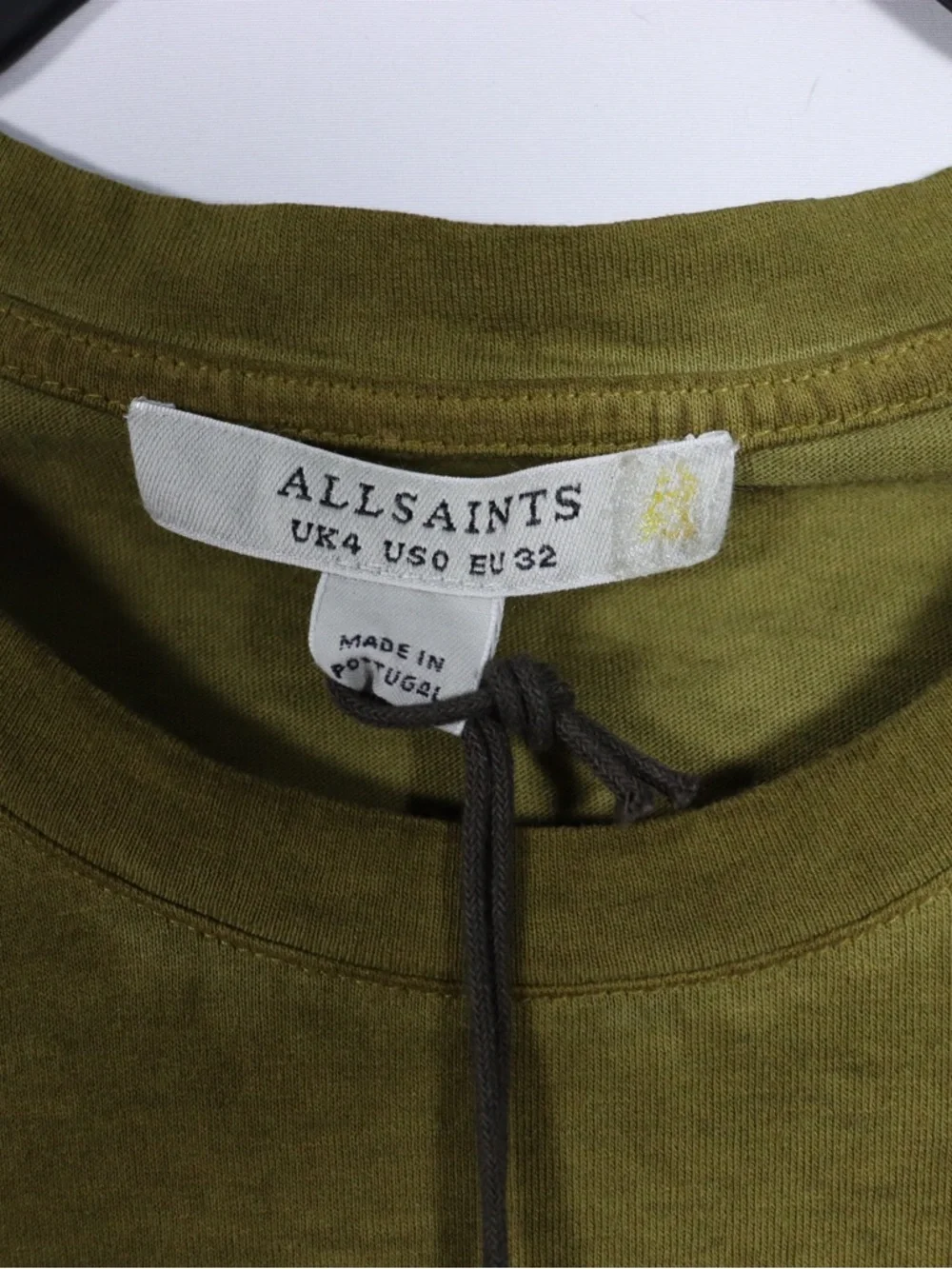 AllSaints Anna Tee Olive Green Women’s Size US 0 (UK 4) NWT Film Worn The Boys - Picture 7 of 10